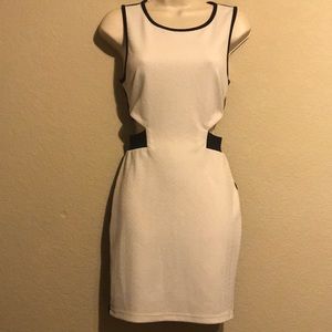Sexy 2 Tone Dress with Side Slits